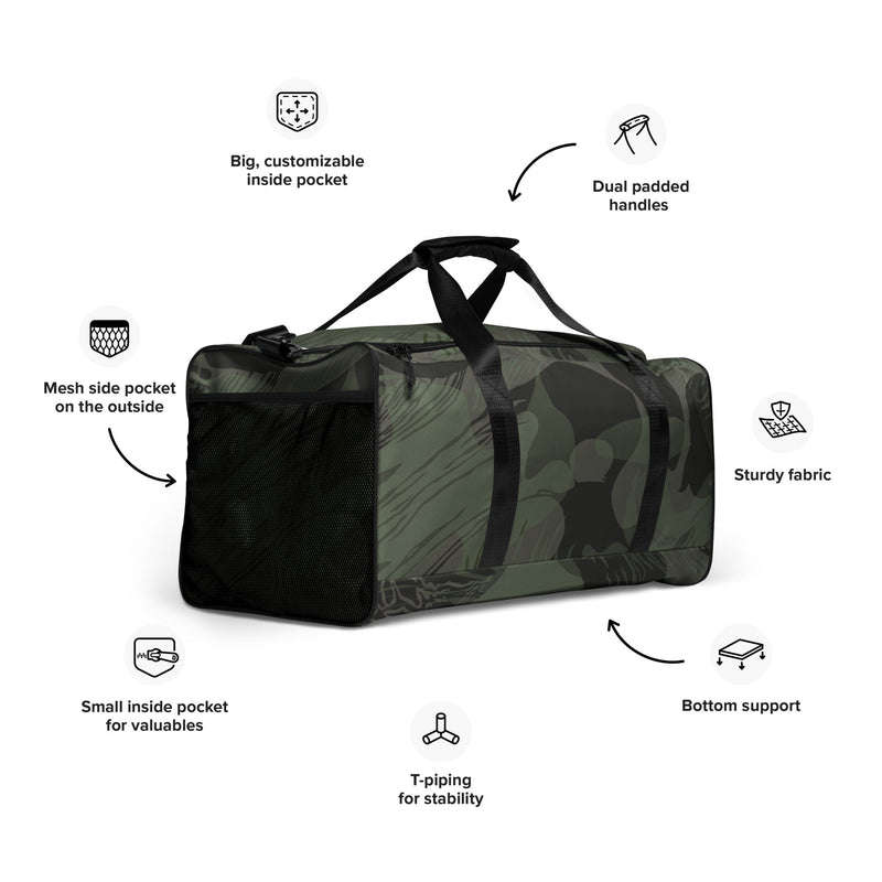 Brushstroke Night Rhodesian CAMO Duffle Bag