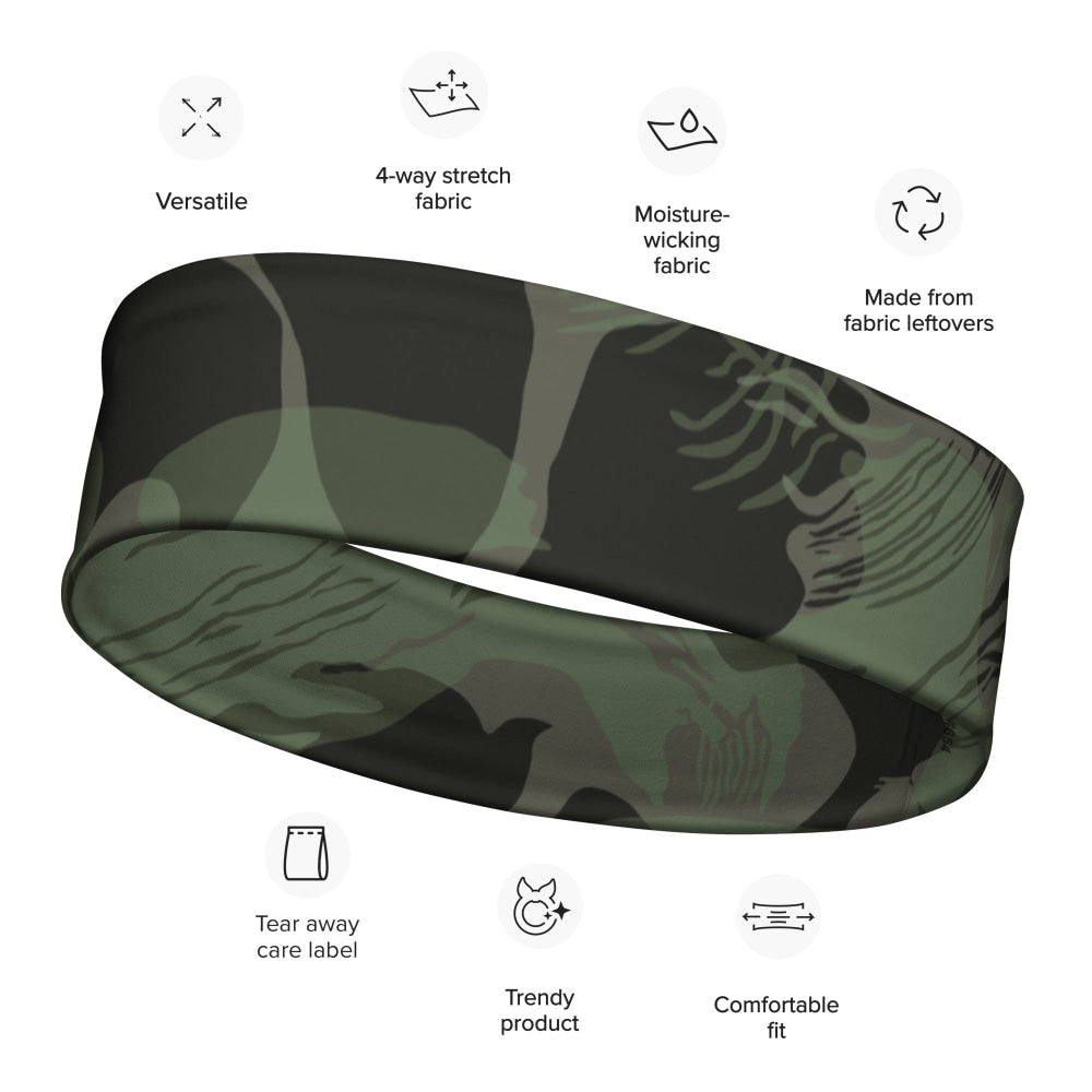 Rhodesian Brushstroke Night CAMO Headband - M