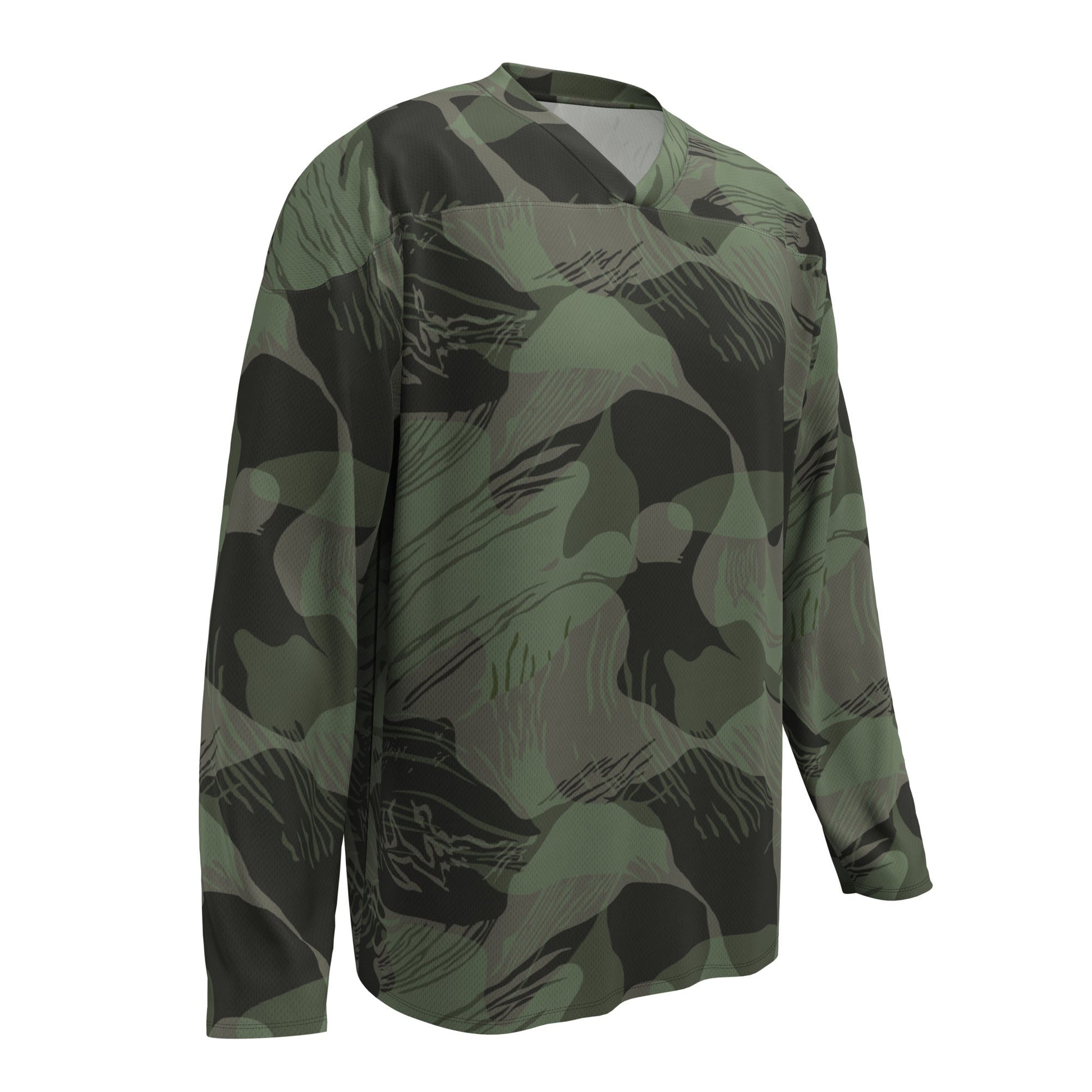 Rhodesian Brushstroke Night CAMO hockey fan jersey Hockey Jerseys