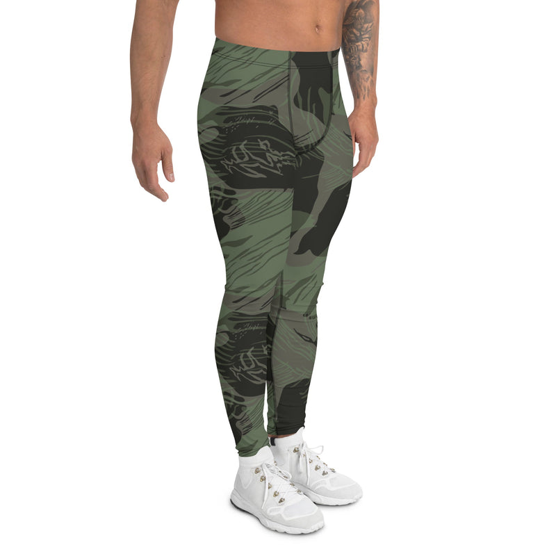Brushstroke Night Rhodesian CAMO Mens Leggings - Men