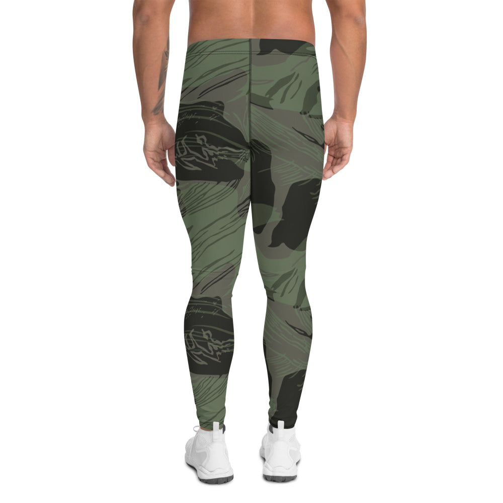 Rhodesian Brushstroke Night CAMO Men’s Leggings - Mens