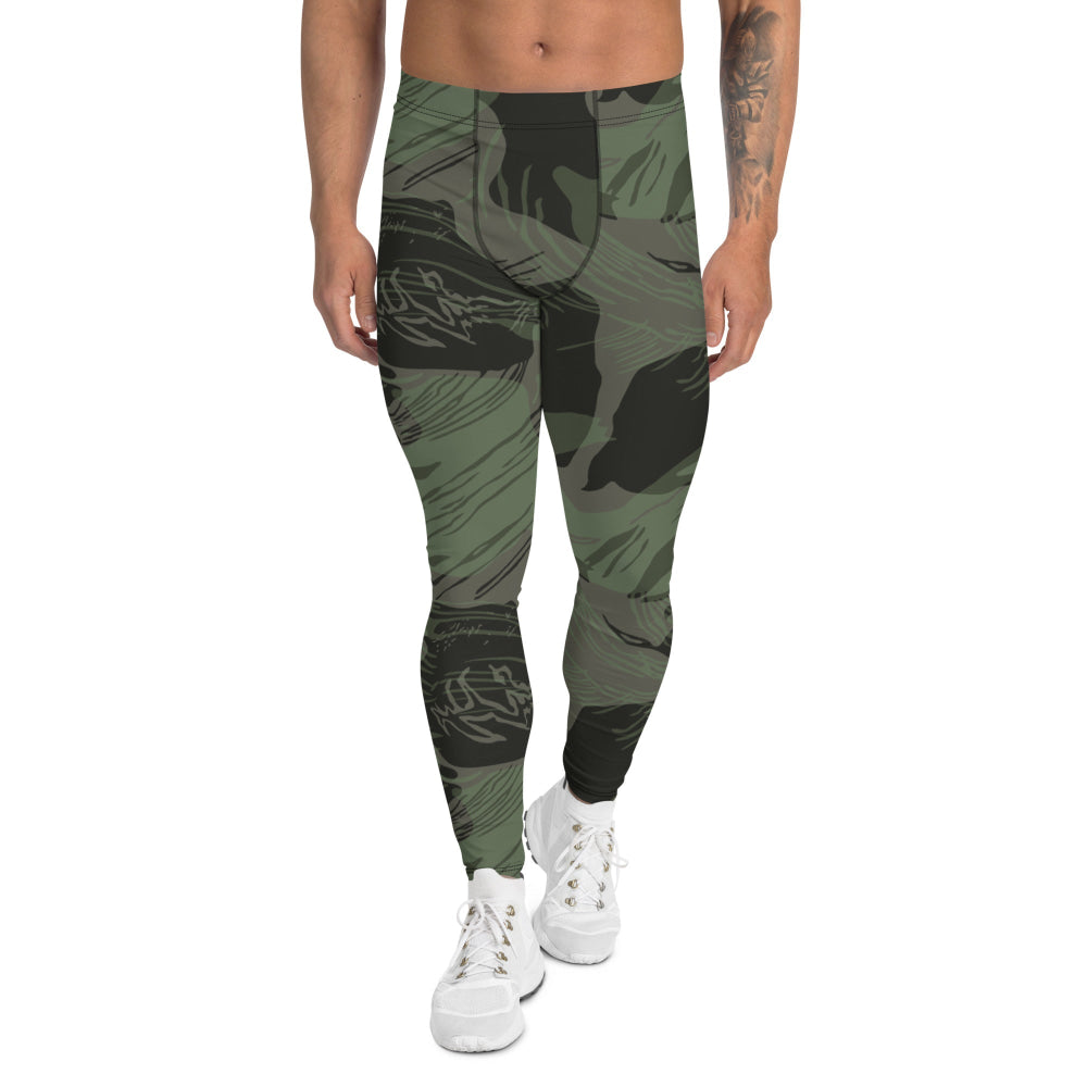 Rhodesian Brushstroke Night CAMO Men’s Leggings - XS - Mens