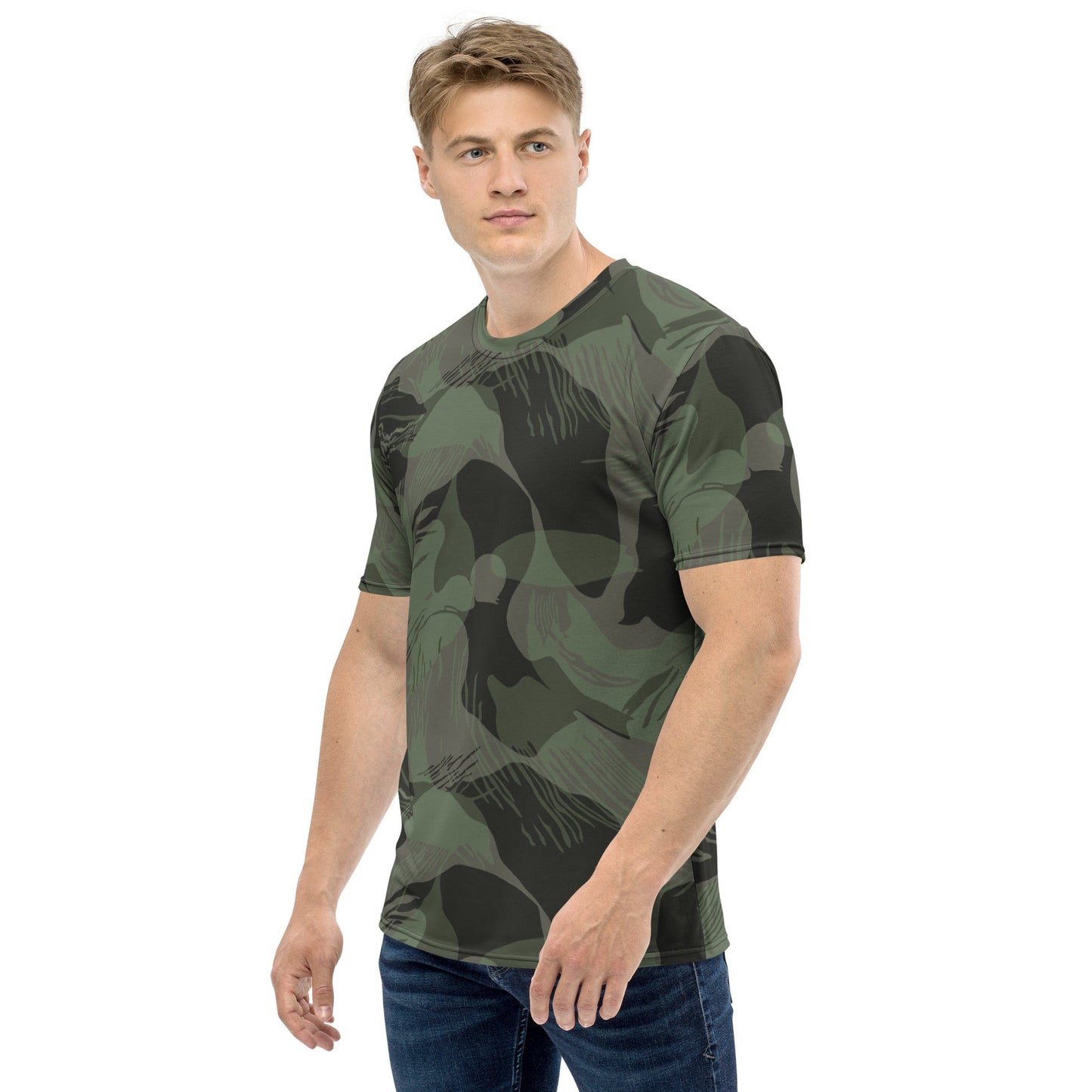Rhodesian Brushstroke Night CAMO Mens t-shirt - T-Shirts