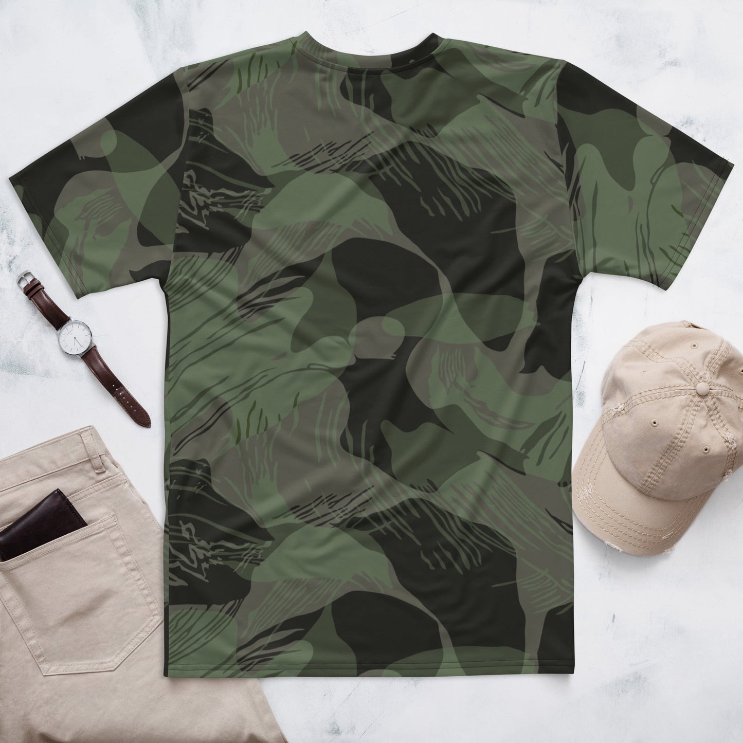 Rhodesian Brushstroke Night CAMO Mens t-shirt - T-Shirts