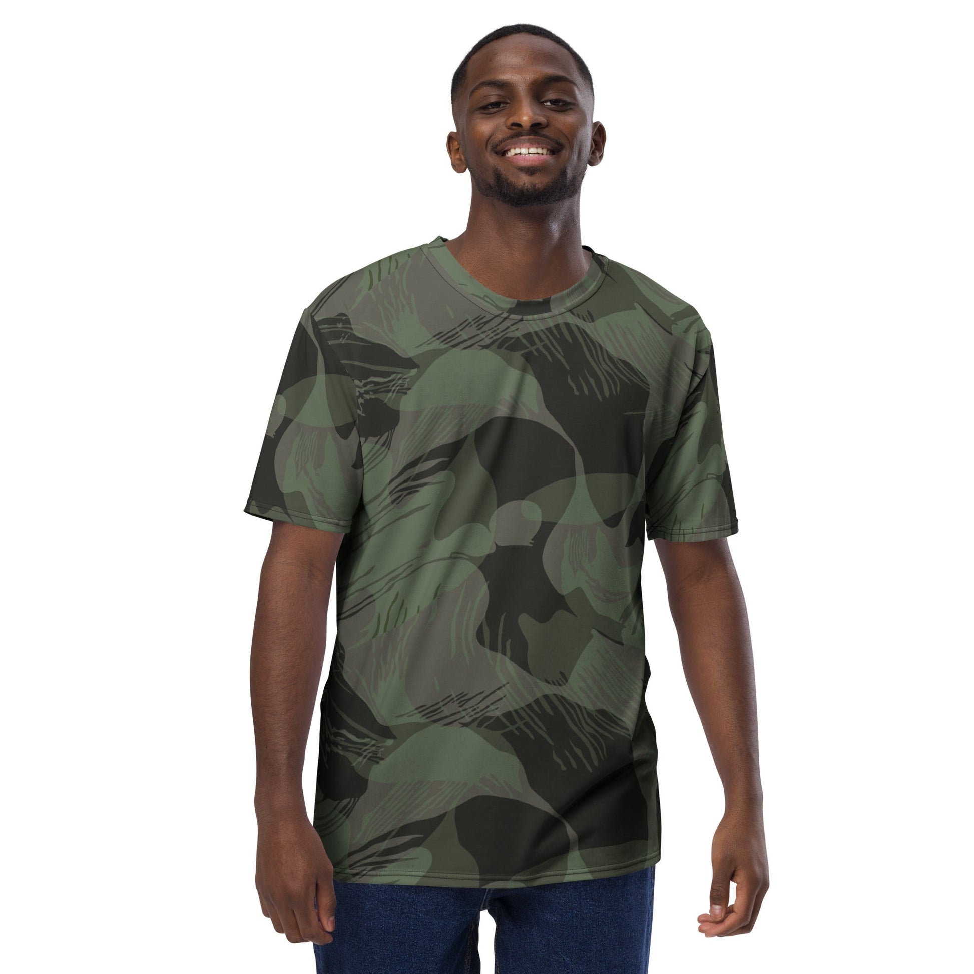 Rhodesian Brushstroke Night CAMO Mens t-shirt - T-Shirts