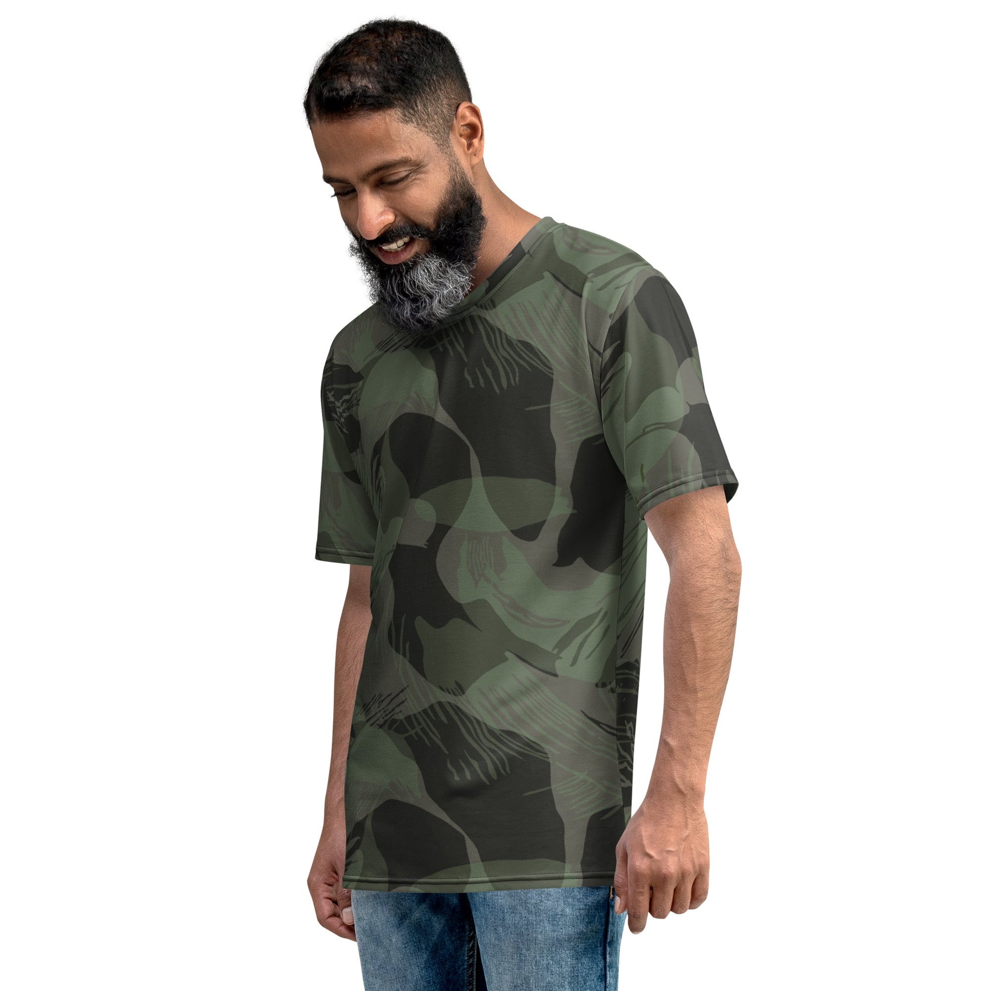 Rhodesian Brushstroke Night CAMO Mens t-shirt - T-Shirts