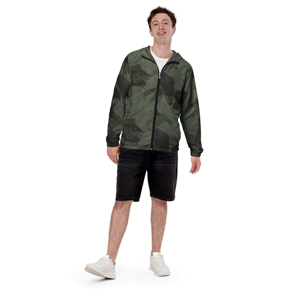 Rhodesian Brushstroke Night CAMO Men’s windbreaker - Mens Windbreaker