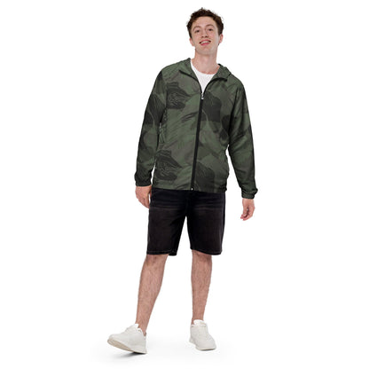 Rhodesian Brushstroke Night CAMO Men’s windbreaker - Mens Windbreaker