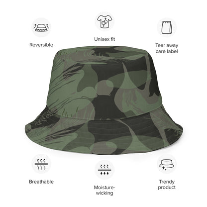 Rhodesian Brushstroke Night CAMO Reversible bucket hat - Bucket Hat