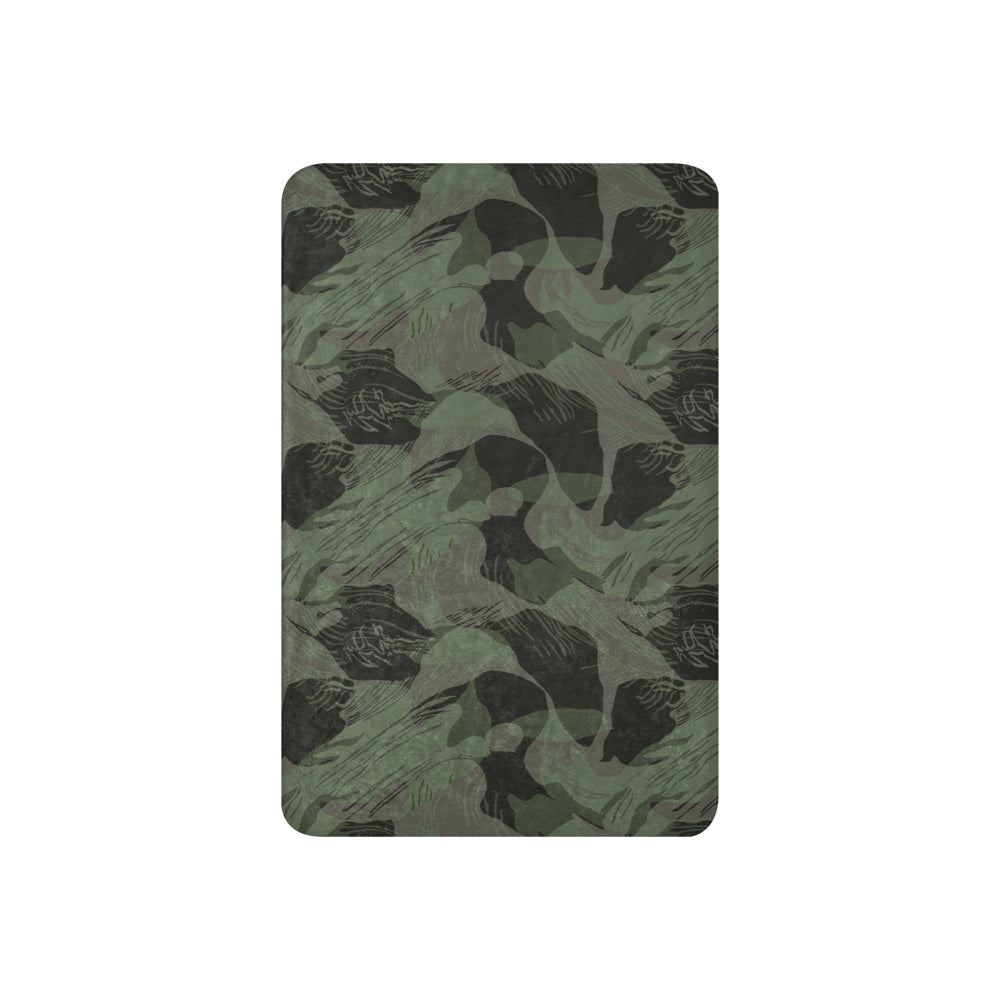 Rhodesian Brushstroke Night CAMO Sherpa blanket - Blanket