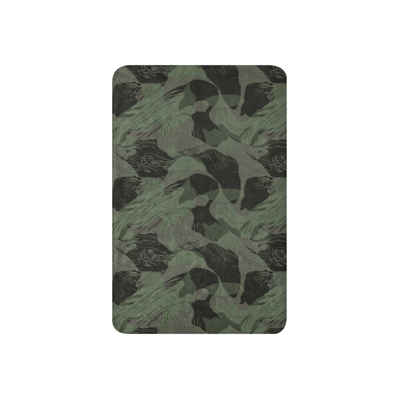 Brushstroke Night Rhodesian CAMO Sherpa Blanket