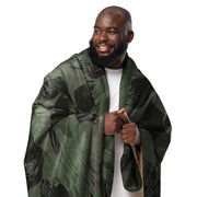 Brushstroke Night Rhodesian CAMO Sherpa Blanket