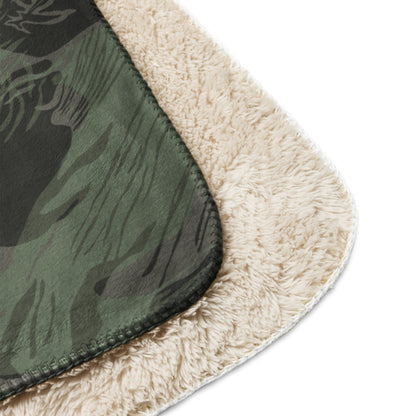 Rhodesian Brushstroke Night CAMO Sherpa blanket - Blanket