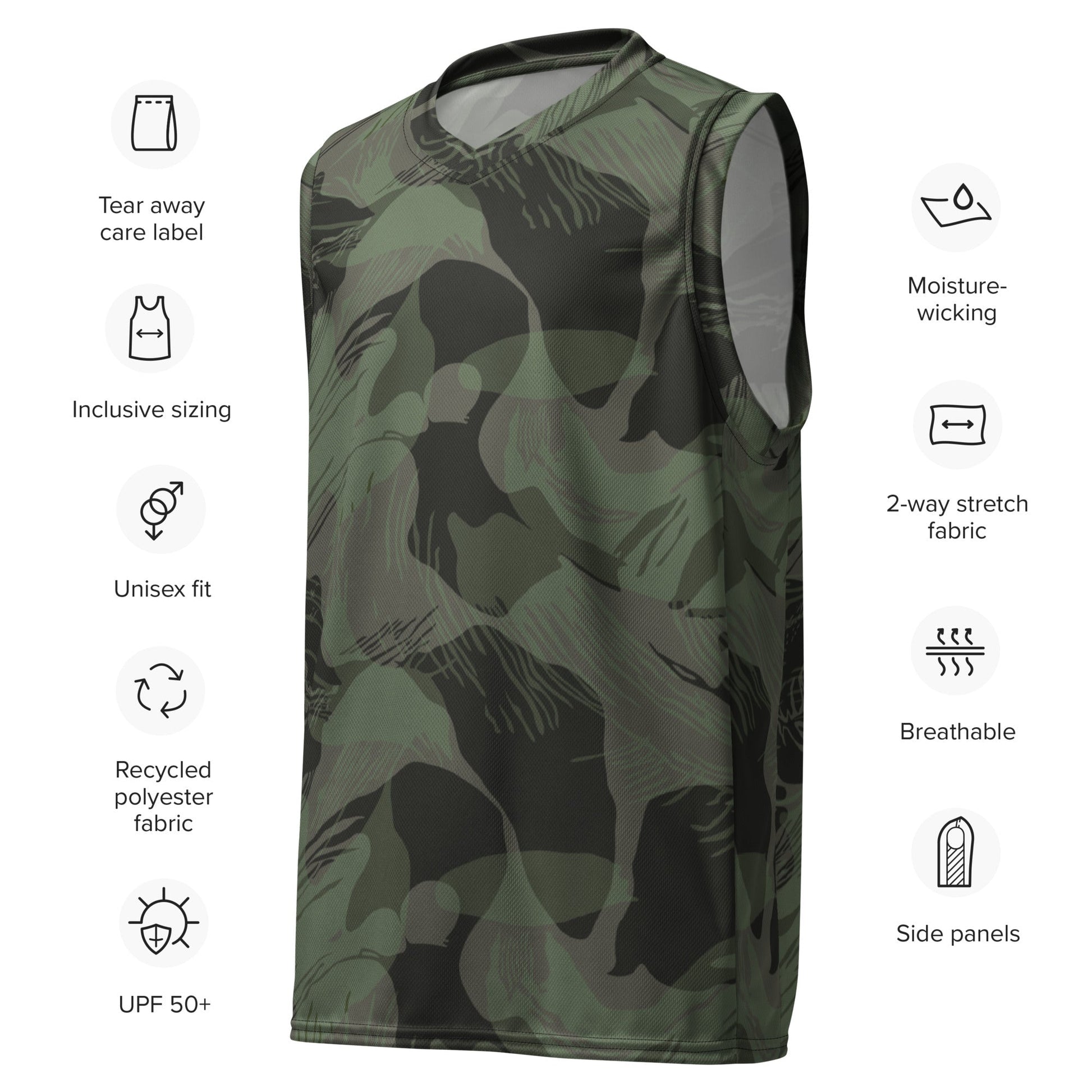 Rhodesian Brushstroke Night CAMO unisex basketball jersey Basketball Jerseys
