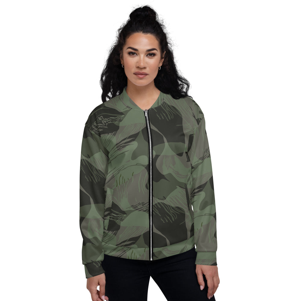 Rhodesian Brushstroke Night CAMO Unisex Bomber Jacket