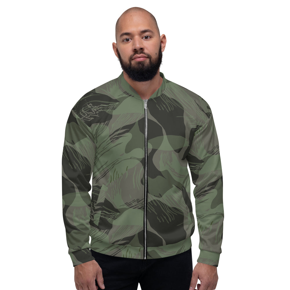 Rhodesian Brushstroke Night CAMO Unisex Bomber Jacket