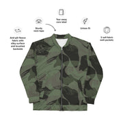 Brushstroke Night Rhodesian CAMO Unisex Bomber Jacket
