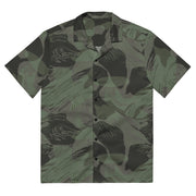 Brushstroke Night Rhodesian CAMO Unisex Short-Sleeve Button Shirt - 2XS - Button-Up