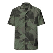 Brushstroke Night Rhodesian CAMO Unisex Short-Sleeve Button Shirt - Button-Up