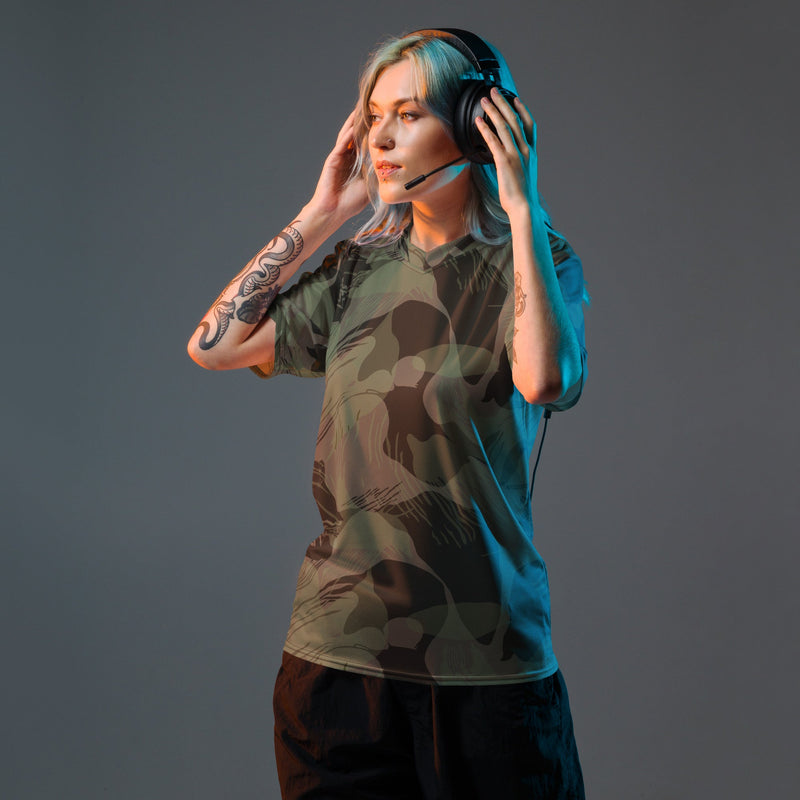 Brushstroke Night Rhodesian CAMO Unisex Sports Jersey