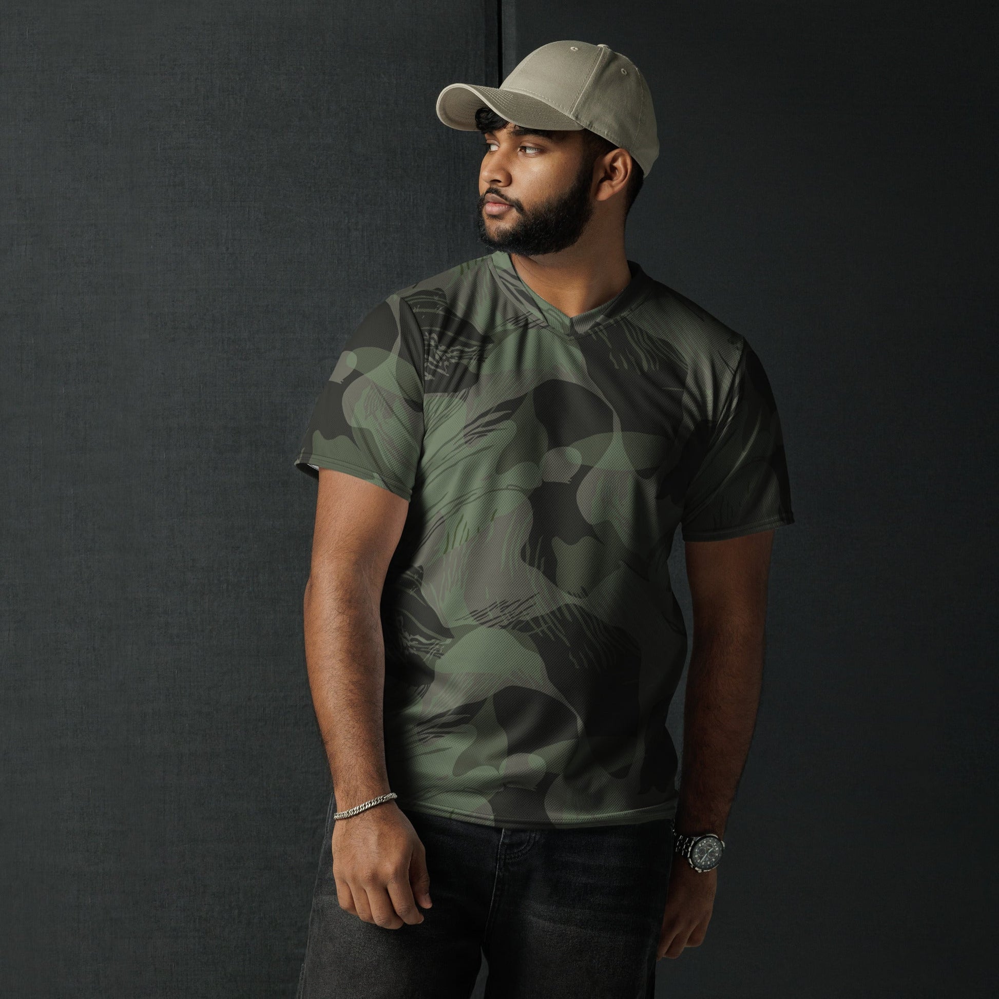 Rhodesian Brushstroke Night CAMO unisex sports jersey Sports Jerseys