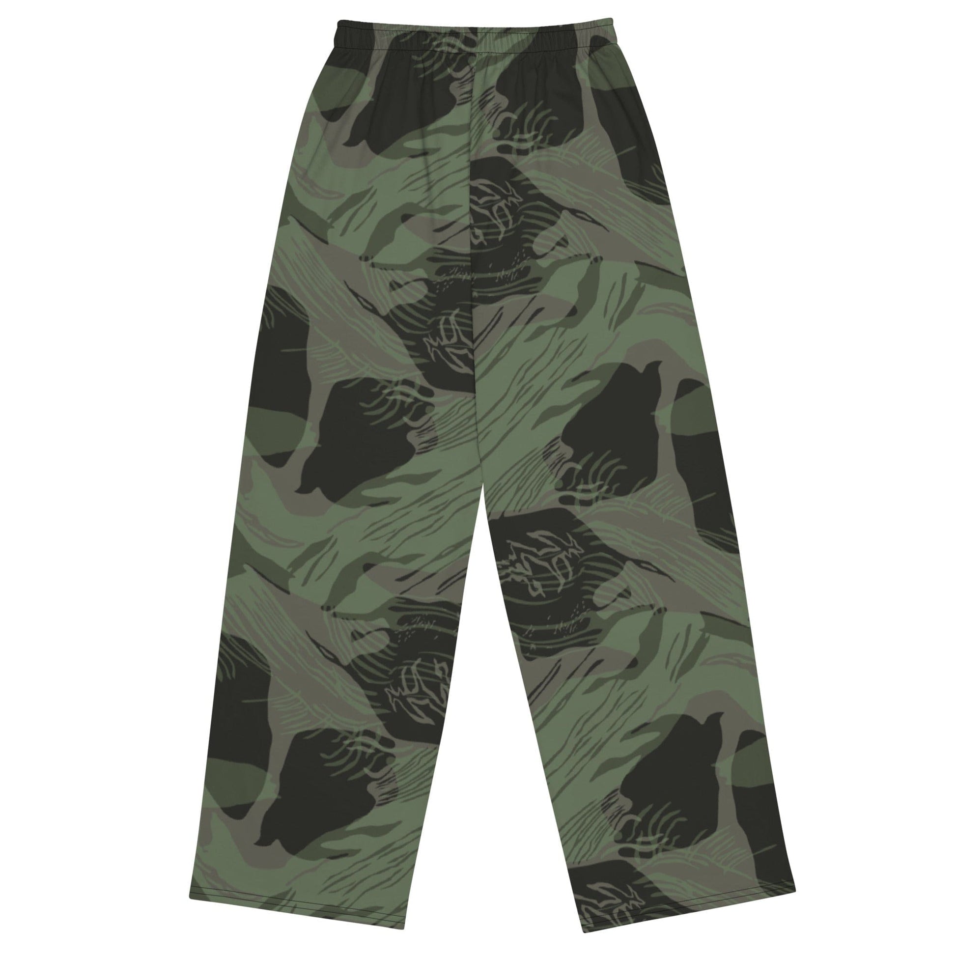 Rhodesian Brushstroke Night CAMO unisex wide-leg pants - Unisex Wide-Leg Pants