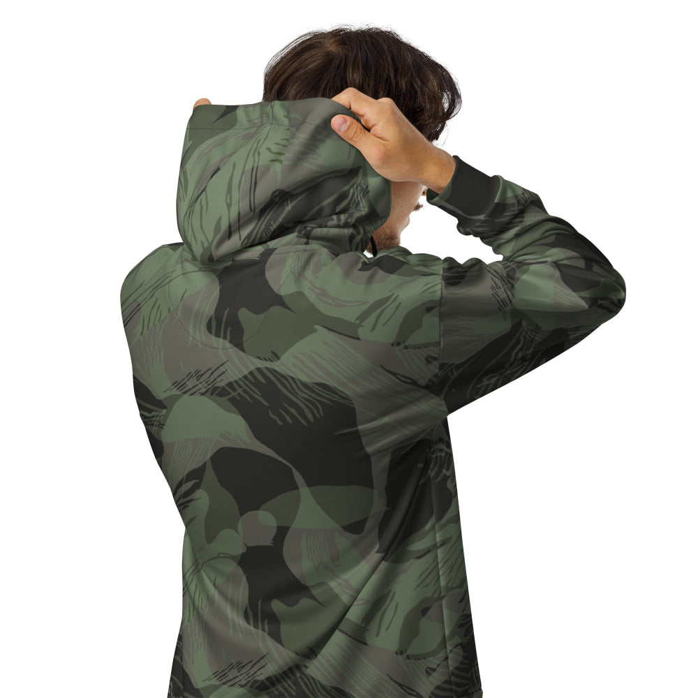 Rhodesian Brushstroke Night CAMO Unisex zip hoodie - Zip Hoodie