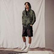 Brushstroke Night Rhodesian CAMO Unisex Zip Hoodie
