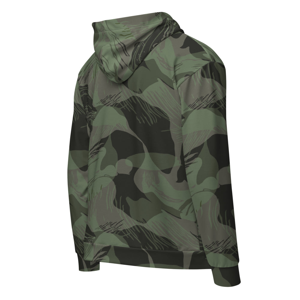 Rhodesian Brushstroke Night CAMO Unisex zip hoodie - Zip Hoodie