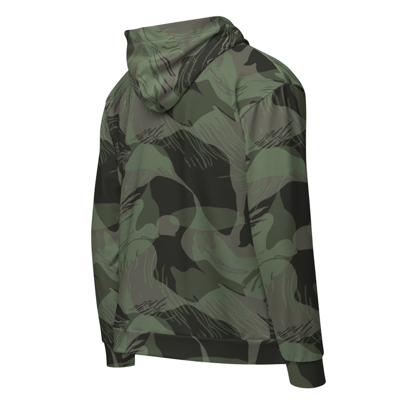 Brushstroke Night Rhodesian CAMO Unisex Zip Hoodie