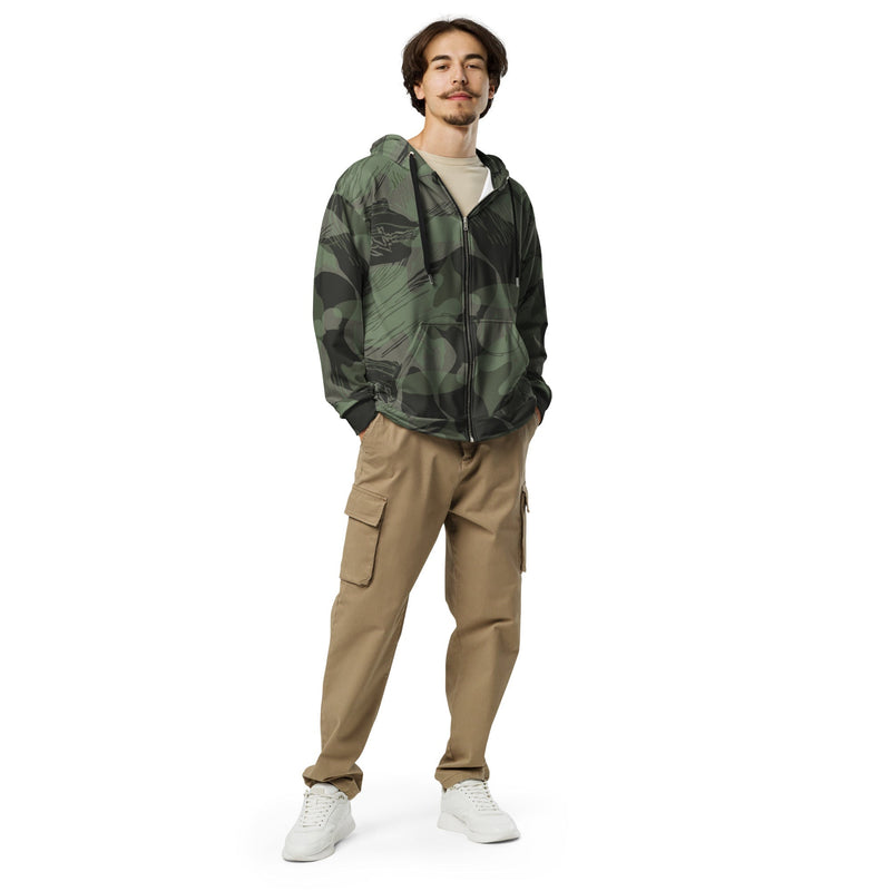Brushstroke Night Rhodesian CAMO Unisex Zip Hoodie
