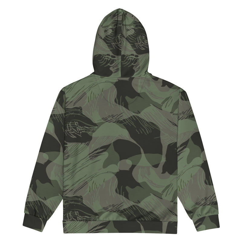 Brushstroke Night Rhodesian CAMO Unisex Zip Hoodie