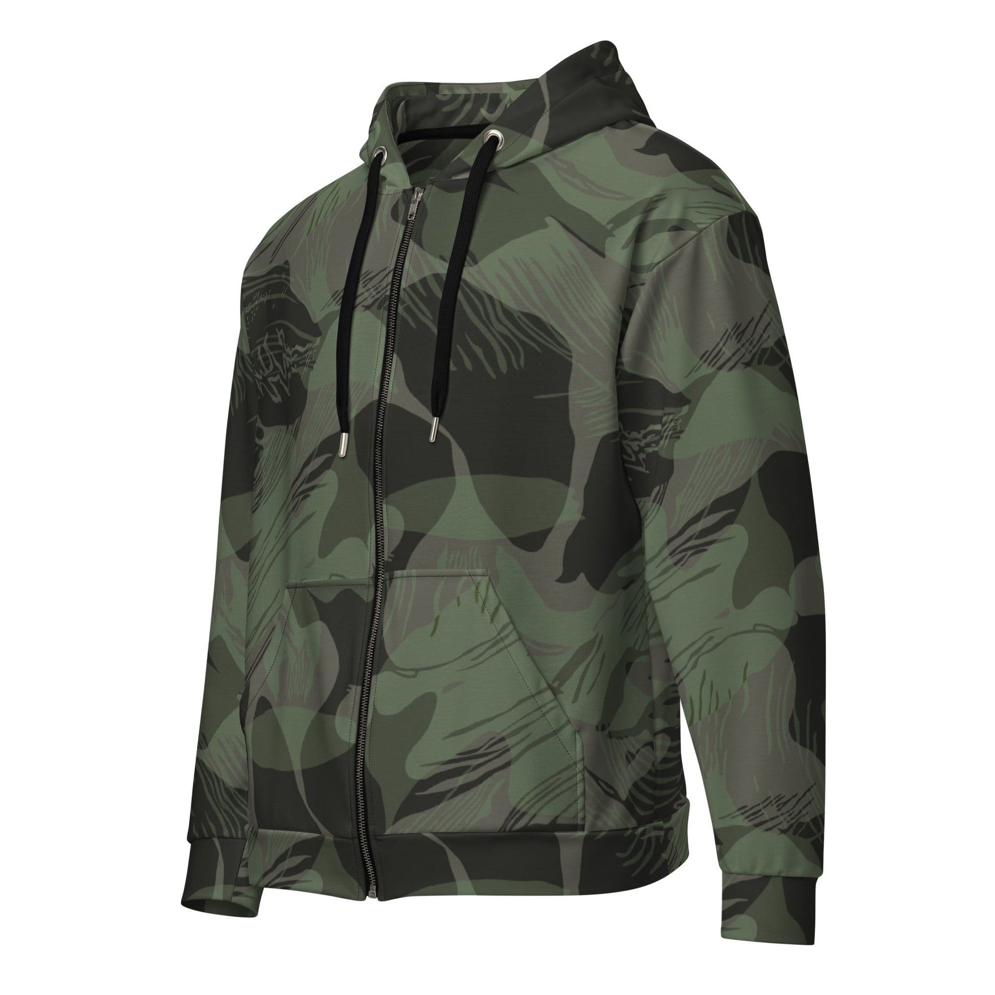 Rhodesian Brushstroke Night CAMO Unisex zip hoodie Zip Hoodies