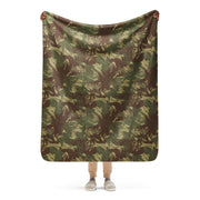 Brushstroke Rhodesian CAMO Sherpa Blanket - 50″×60″