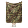 Rhodesian Brushstroke CAMO Sherpa blanket - 50″×60″