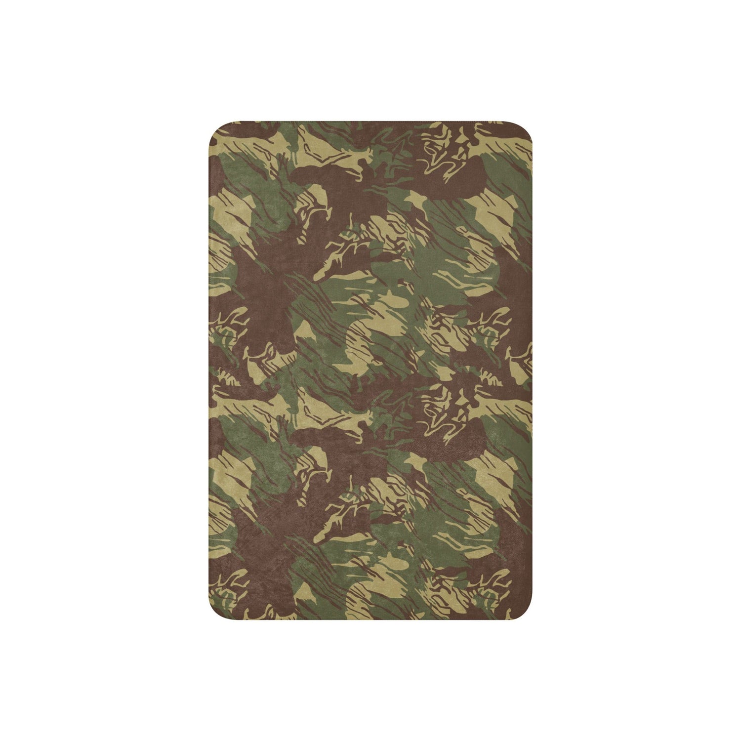 Brushstroke Rhodesian CAMO Sherpa blanket - Blankets