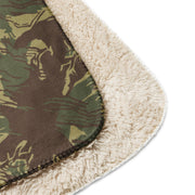 Brushstroke Rhodesian CAMO Sherpa Blanket