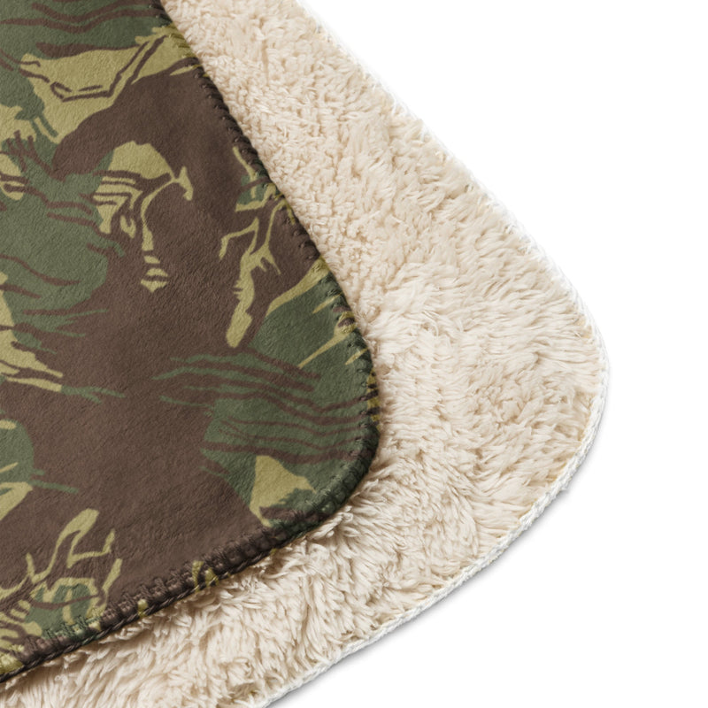Brushstroke Rhodesian CAMO Sherpa Blanket