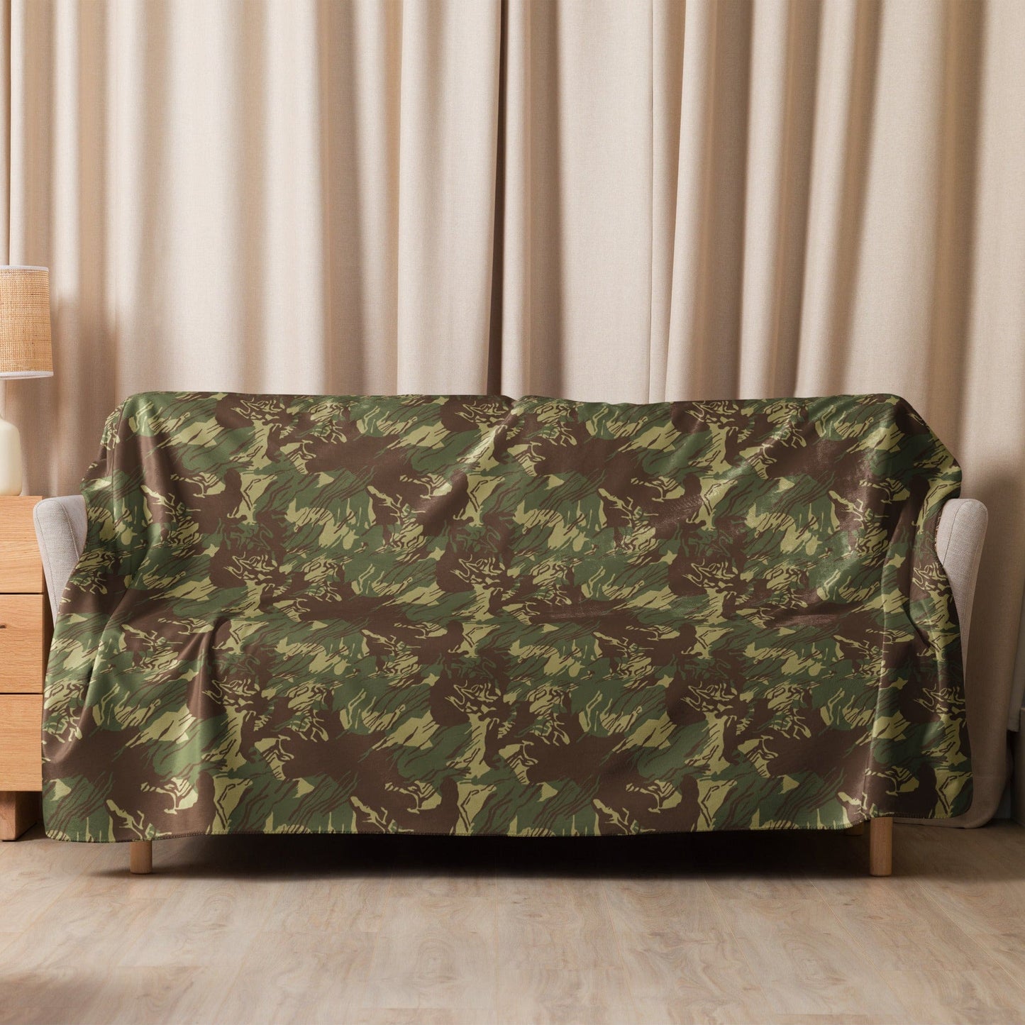 Rhodesian Brushstroke CAMO Sherpa blanket - Blankets