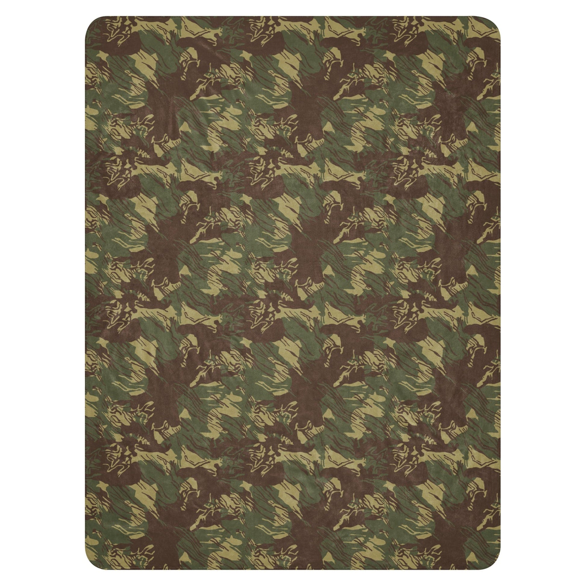 Rhodesian Brushstroke CAMO Sherpa blanket - Blankets