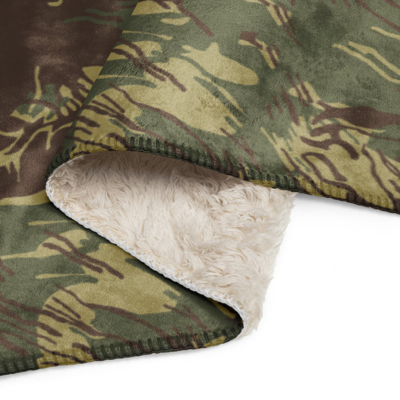 Brushstroke Rhodesian CAMO Sherpa Blanket