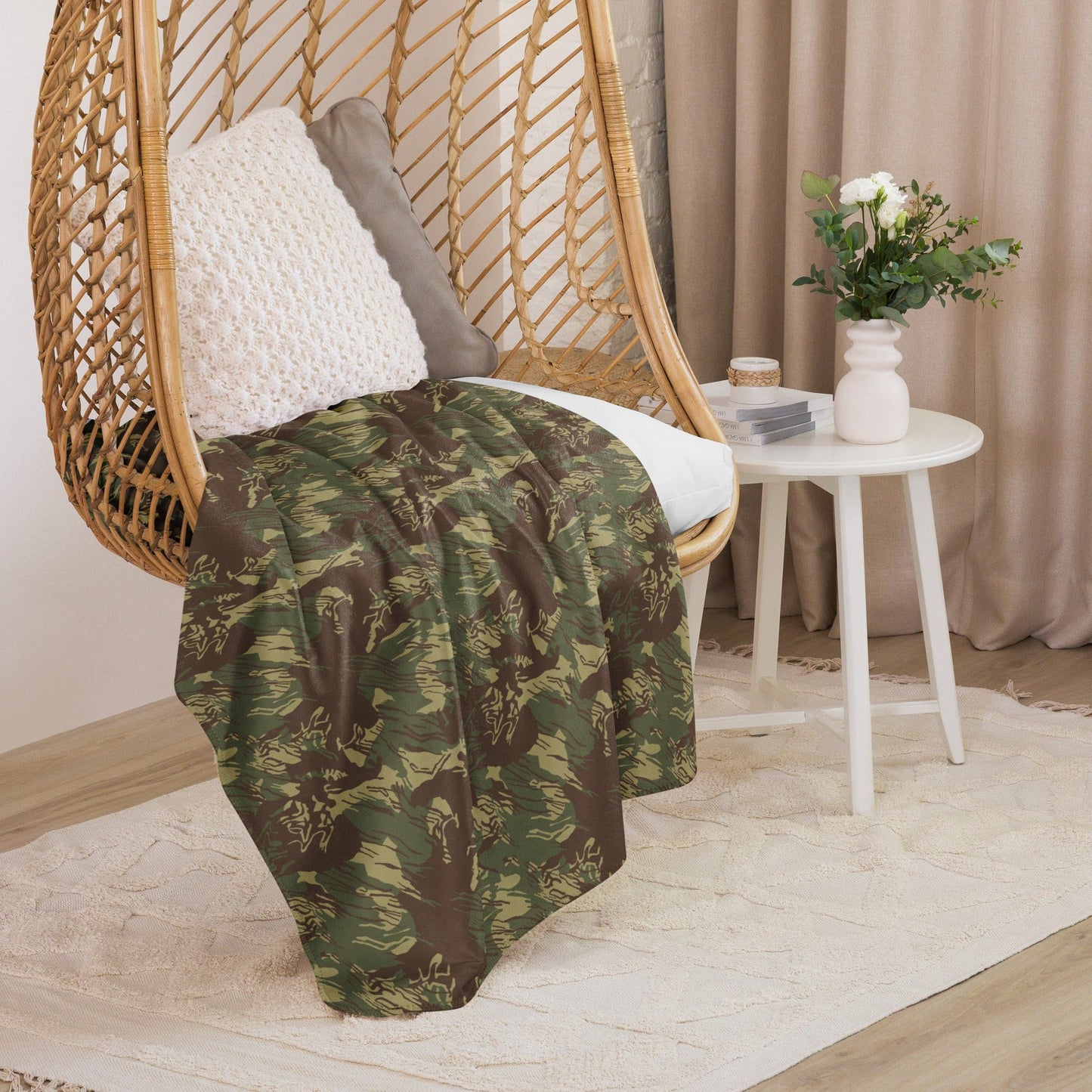 Rhodesian Brushstroke CAMO Sherpa blanket - Blankets