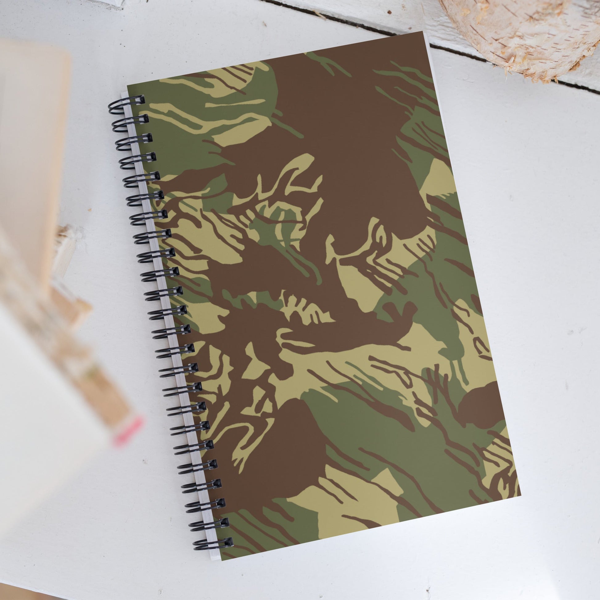 Rhodesian Brushstroke CAMO Spiral notebook - Notebooks