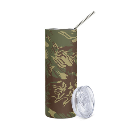 Rhodesian Brushstroke CAMO Stainless steel tumbler - Steel Tumblers