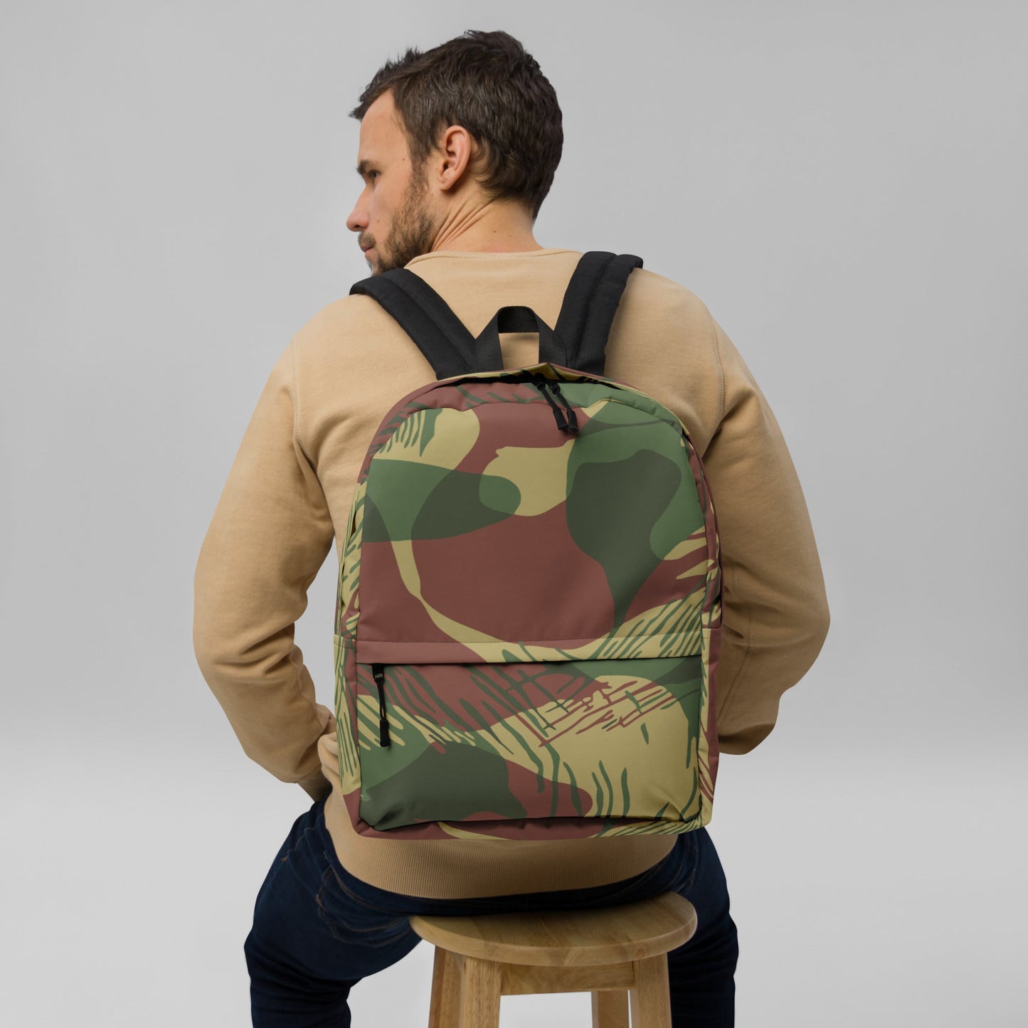 Rhodesian Brushstroke Sunburst CAMO Backpack