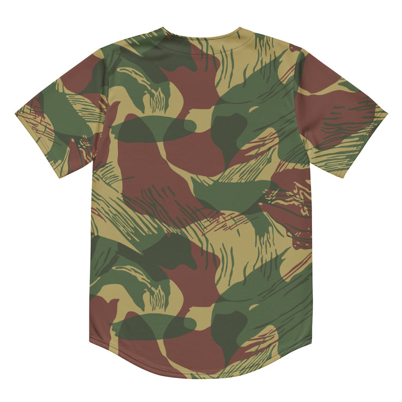 Brushstroke Sunburst Rhodesian CAMO Unisex Baseball Jersey