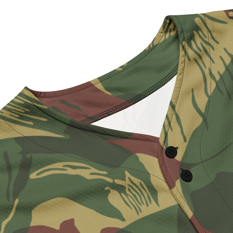 Brushstroke Sunburst Rhodesian CAMO Unisex Baseball Jersey
