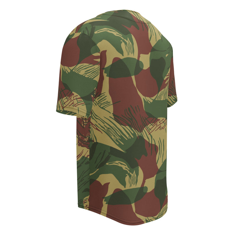 Brushstroke Sunburst Rhodesian CAMO Unisex Baseball Jersey