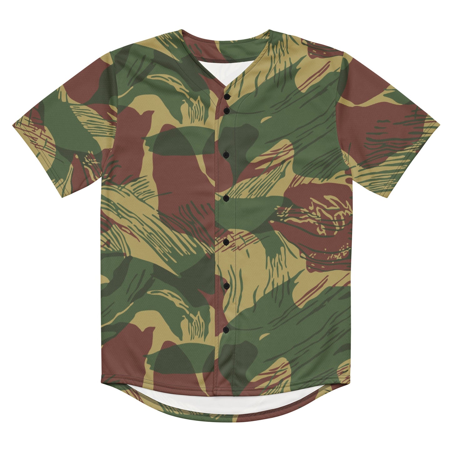 Rhodesian Brushstroke Sunburst CAMO baseball jersey - Baseball Jerseys