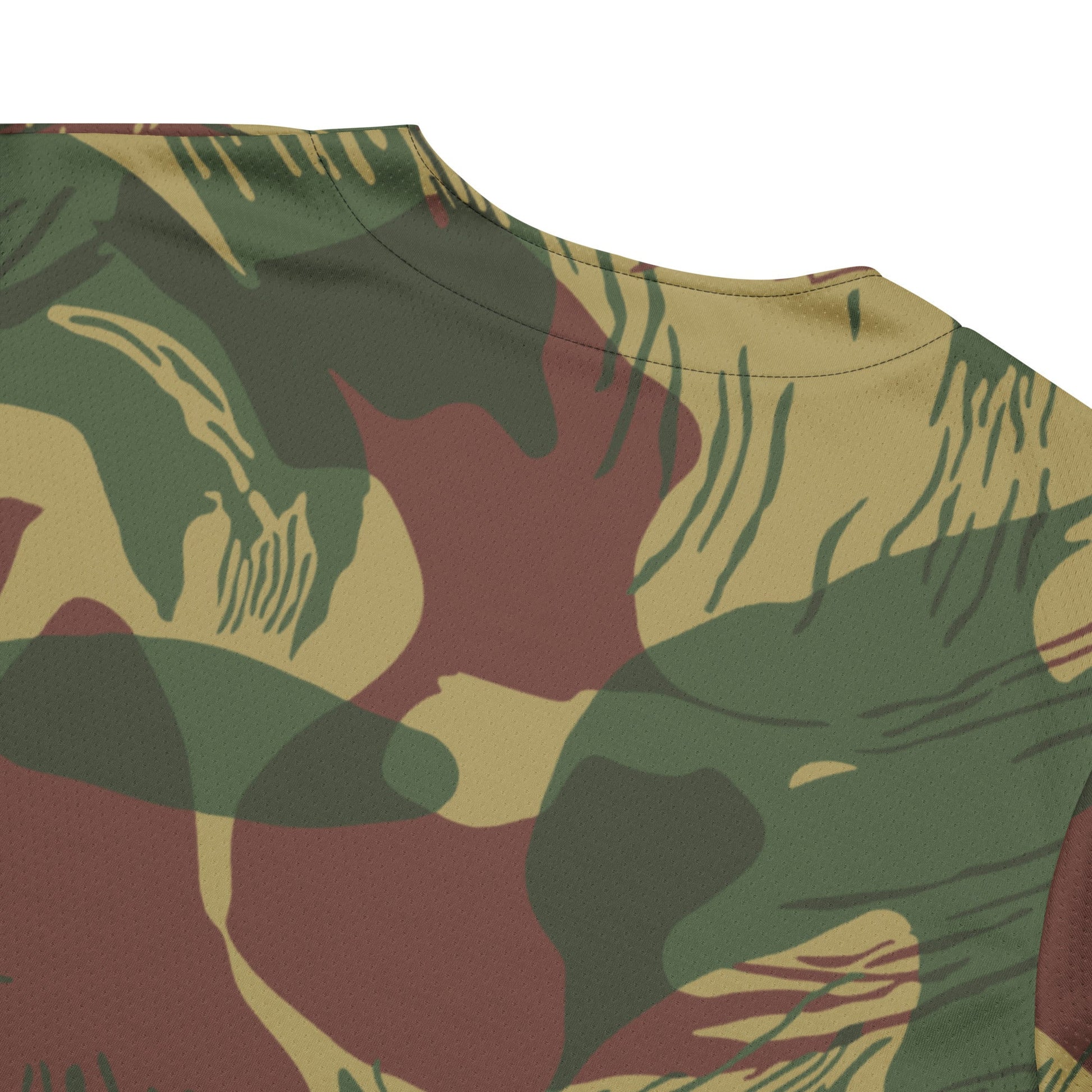 Rhodesian Brushstroke Sunburst CAMO baseball jersey - Baseball Jerseys